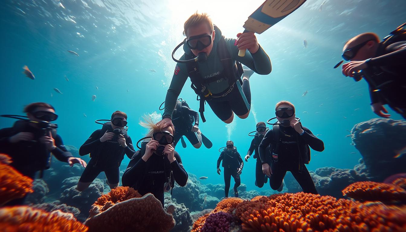 how dive training works