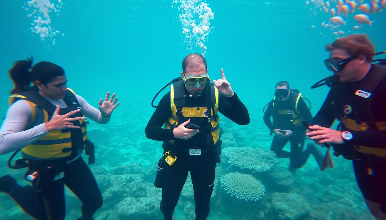 underwater safety practices